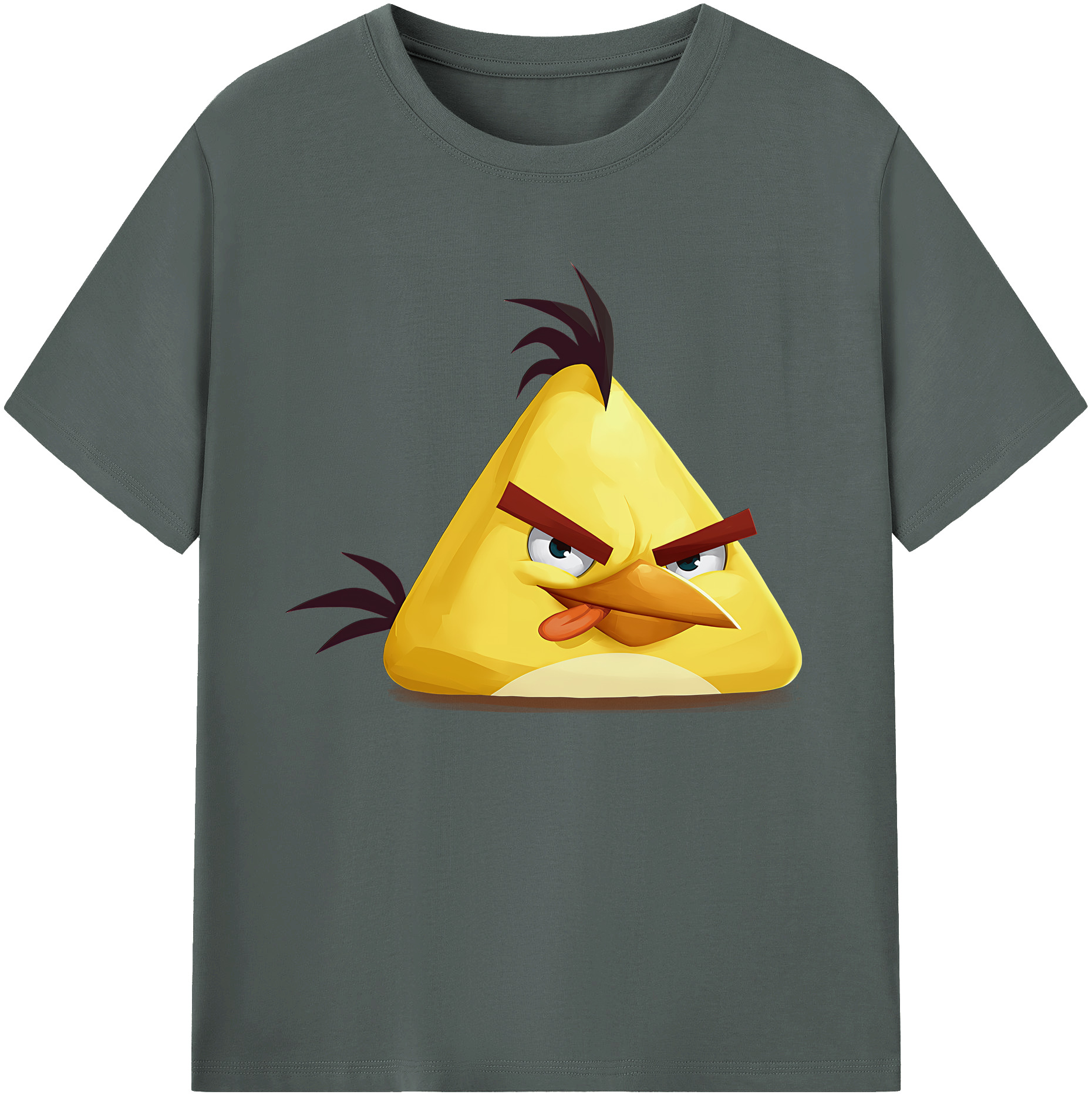 （画像用） Angry Birds アングリーバード 綿100％ メンズ半袖Tシャツ｜肌触りやわらか＆通気性
